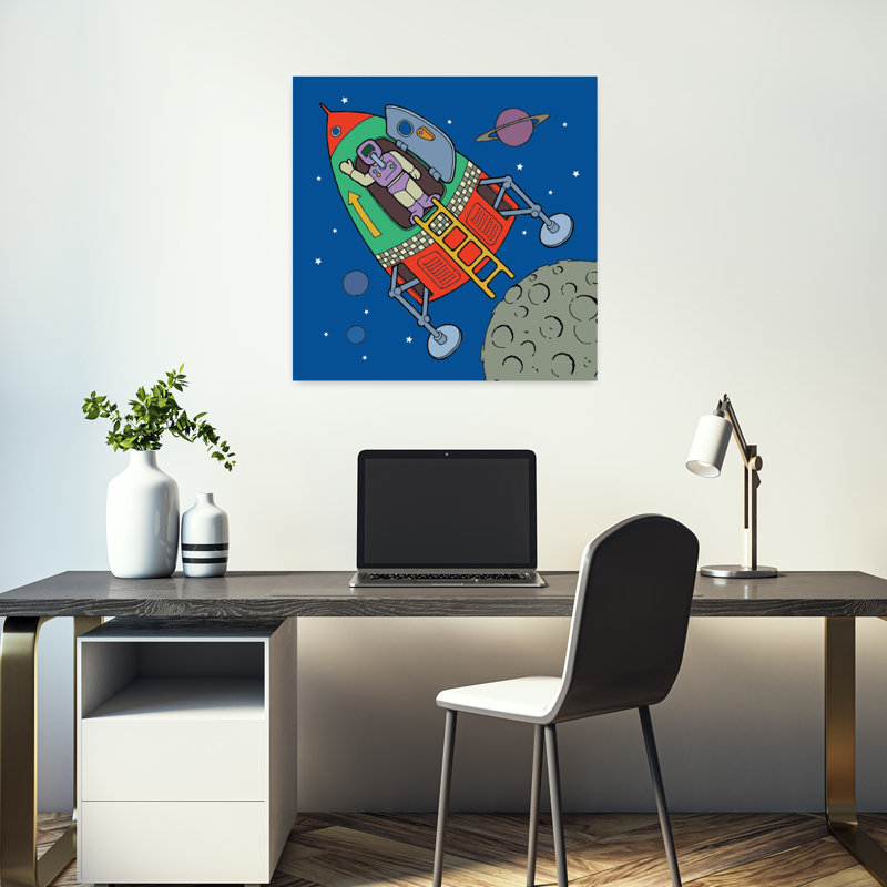 Greetings Abstract Contemporary Landscape Art, H 18 po x l 18 po