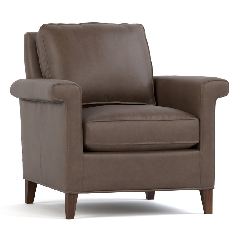 Belleville Club Chair, Alameda Cork Genuine Leather