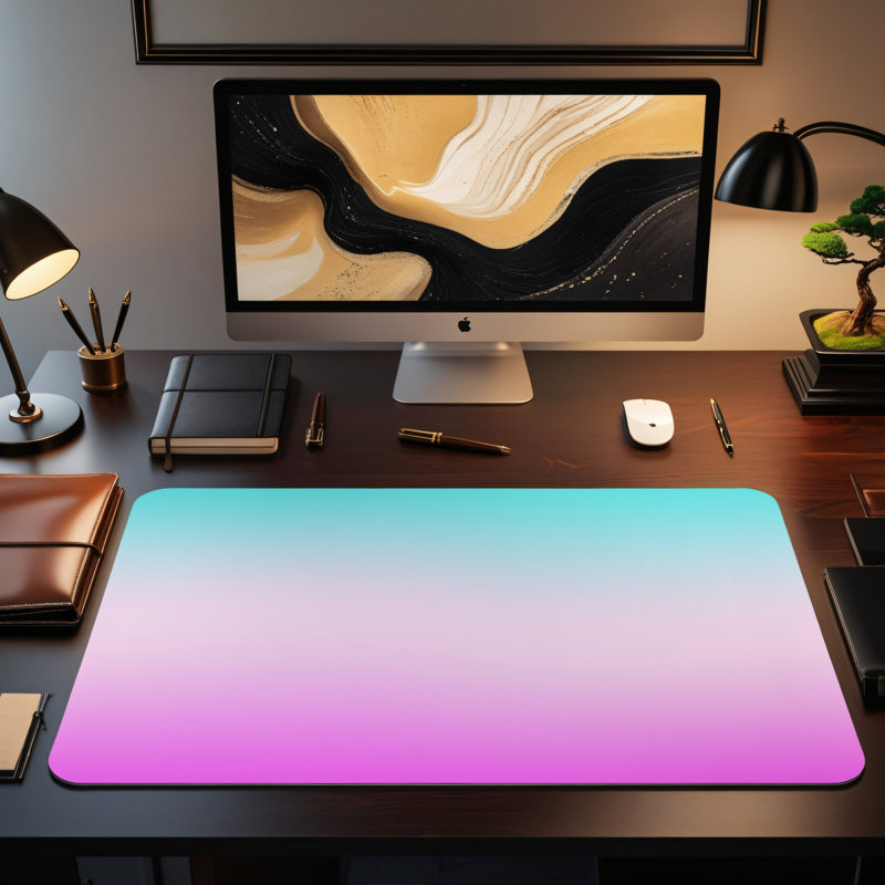 Polyester Desk Pad, 31.5x15.5