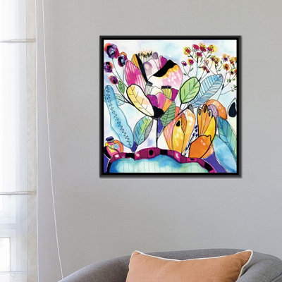 «Surréel jardin», reproduction sur toile