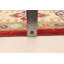 Tapis rouge foncé Malechi Gazni 6 pi 7 po x 9 pi 11 po