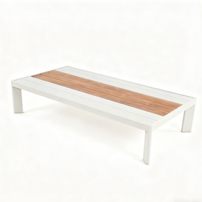 Riyadh Aluminum Outdoor Coffee Table by Grand Patio