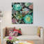Floral Succulents by Danhui Nai - Floater Frame Print on Canvas-29382601-56750964