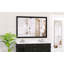 Miroir rectangulaire avec cadre, miroir mural pour salle de bain, salon, chambre à coucher-1325706279