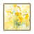 Toile avec cadre or