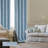 100% Blackout Curtains, Double Layer Window Drapes with Flower Pattern (Set of 2)-311169719-311169718