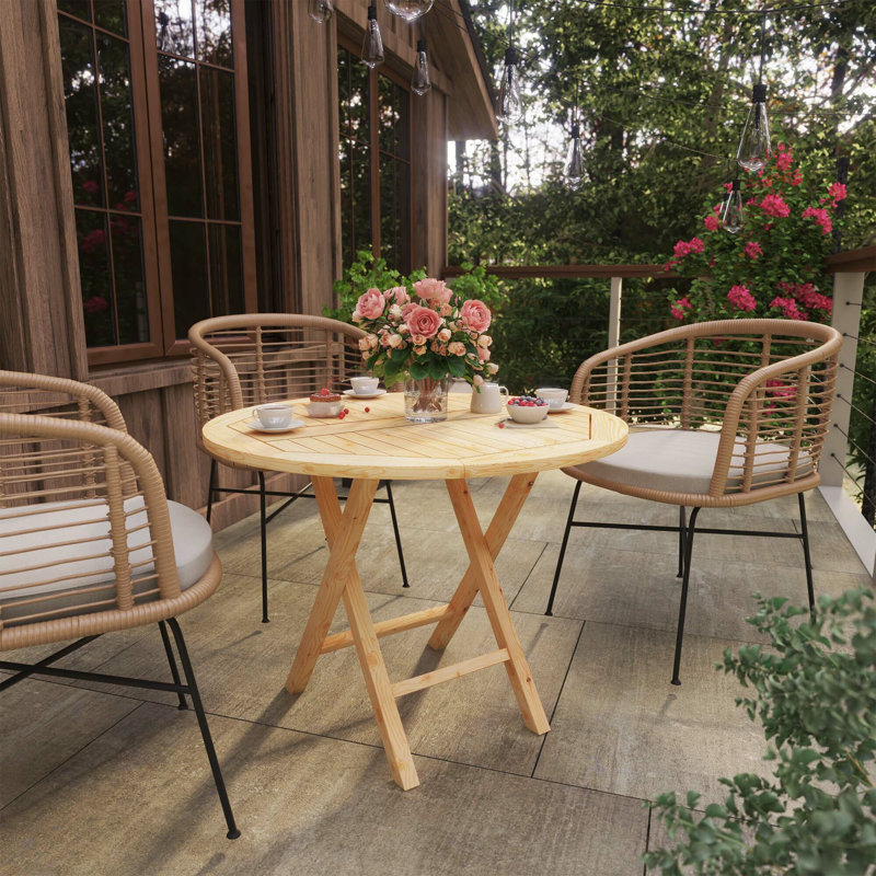Aaditri Patio Dining Armchair with Cushion