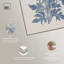 Décoration murale florale saphir sur toile par Art Remedy, cadre argenté, 16 x 24-1282961592-1282961574