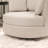 Swivel Accent Chair With Storage Ottoman-944819572