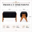 65cm Wide Rectangle Solid Colour Standard Ottoman-744513169