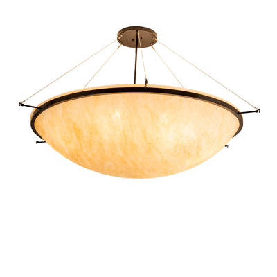 Luminaire suspendu en marbre 67 po Lucus