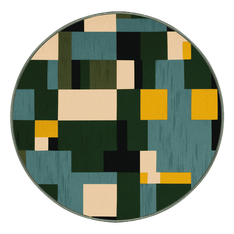 Tapis coloré, Carré 4 pi