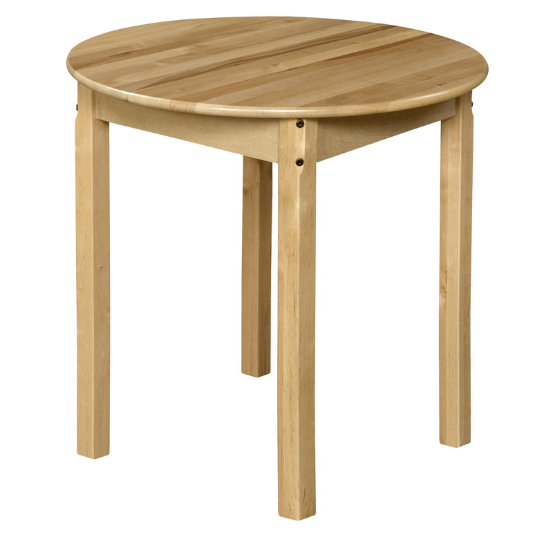 Table d'activité circulaire, Sans roulettes, H 30 po x L 30 po x l 30 po