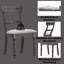 Ensemble de 2 chaises d'appoint Leventis