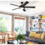 Ventilateur de plafond standard à 5 pales de 52 po avec chaînette et ensemble d'éclairage inclus-1817968052-1817968102