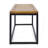 INDUSTRIAL WOOD AND METAL BENCH-565947995
