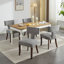 Ensemble de 2 chaises de salle à manger Modern-130492558-130492550-130492552
