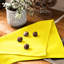 Linges de cuisine jaunes, ensemble de 3-1985206087