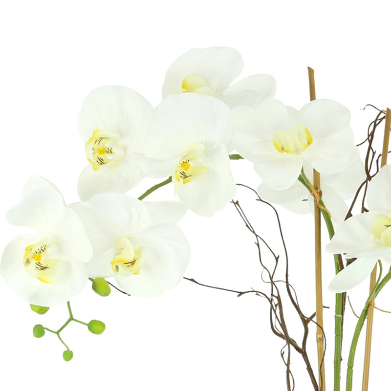 Polysilk Orchid Arrangement in Vase