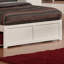 Lit plateforme en bois massif avec pied de lit et lit gigogne Concorde-460099017-460099020