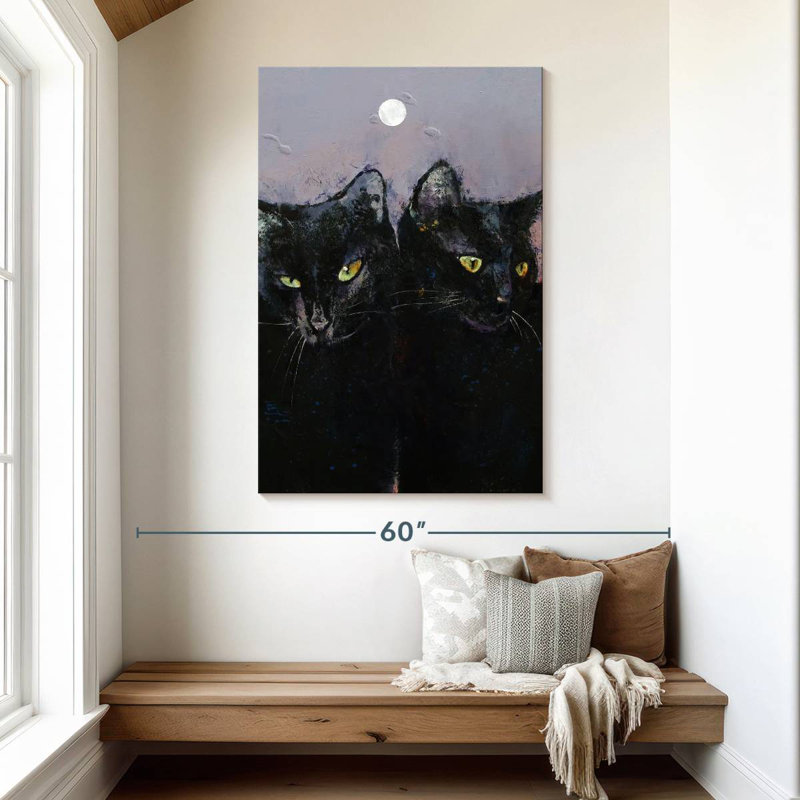 Brampt Gothic Cats, 48" H x 32" W