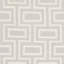 Tapis en laine / coton tissé à la main à plat Rodgers en ivoire / gris-1808886049