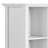 Acadian 57"W Solid Wood Transitional 8-Cube Storage Sofa Table with Grooved Side Panels and Tapered Legs-1489148815-1501281937
