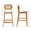 Azarah Solid Wood 25.5'' Counter Stool-2051142281-2051142280