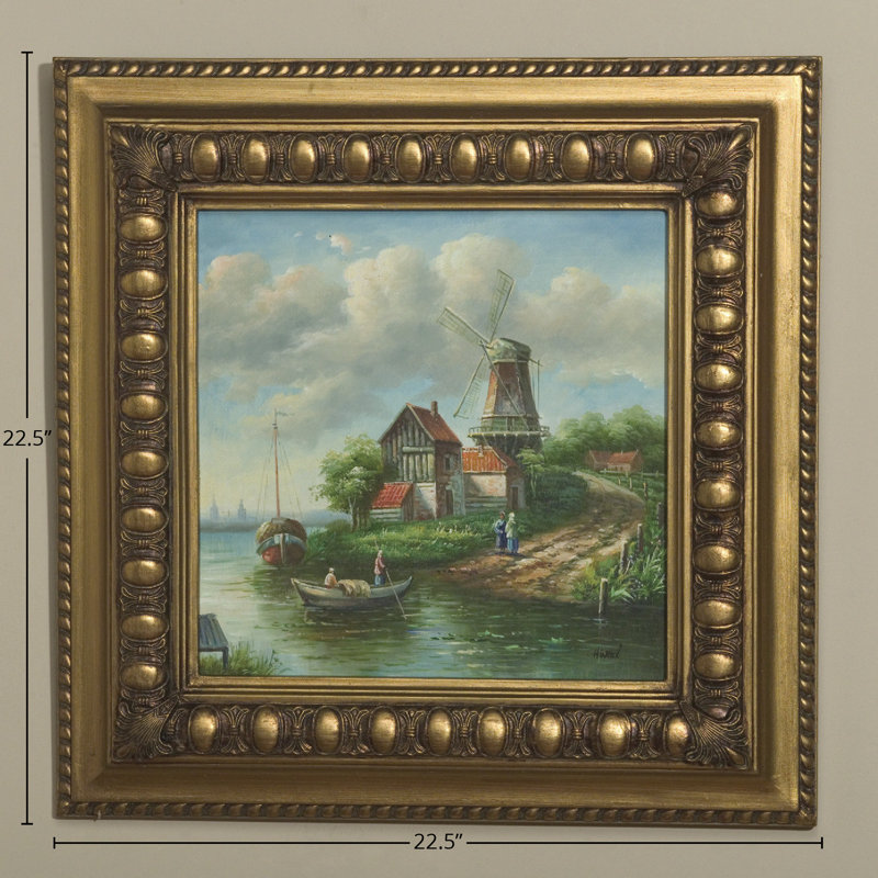 Reproduction d’art sur bois encadrée