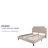 Aluino Arched Button Tufted Upholstered Platform Bed Frame - No Box Spring Required-395099098-395099102