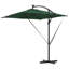 Umbrella with LED Strip Lights Polyester and Aluminium Outdoor Parasol-1633500822-1633500816