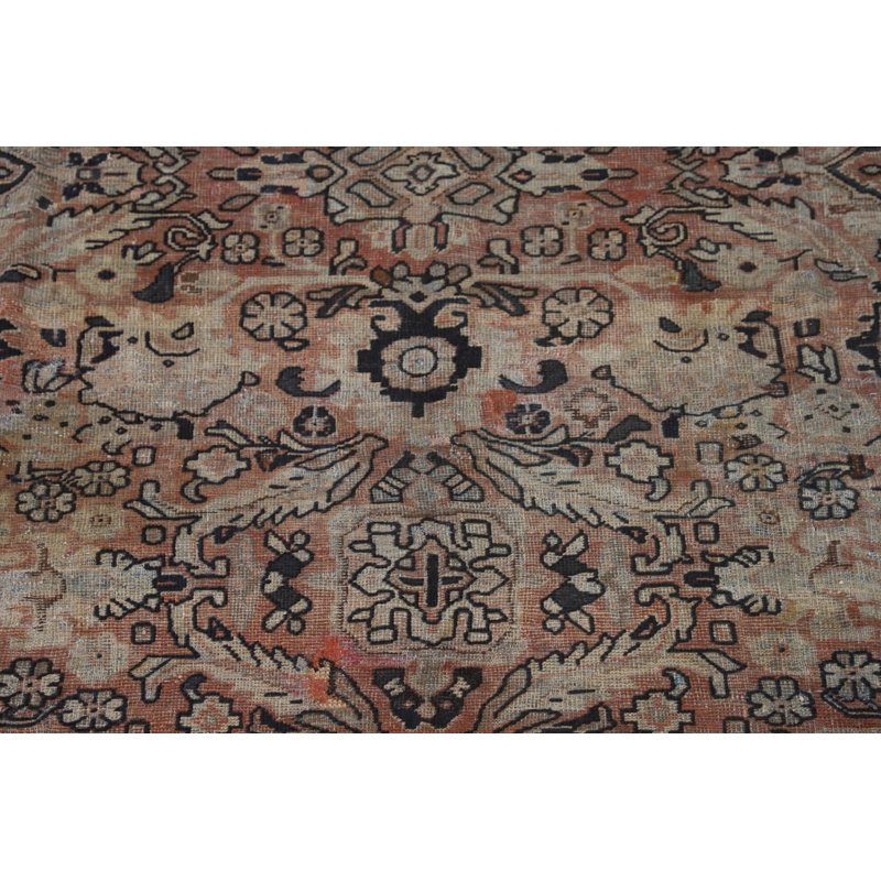 Tapis traditionnel en laine antique 7 x 11