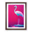 Neon Flamingo - Wall Art-749646620-749646622