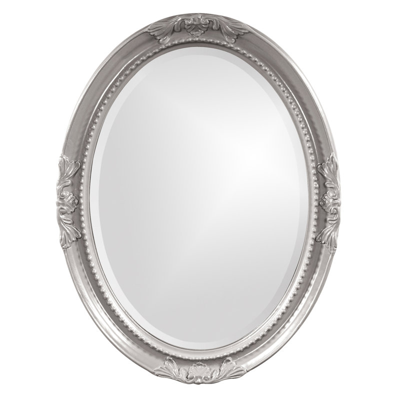 Traditional Beveled Wall and Accent Mirror, Nickel