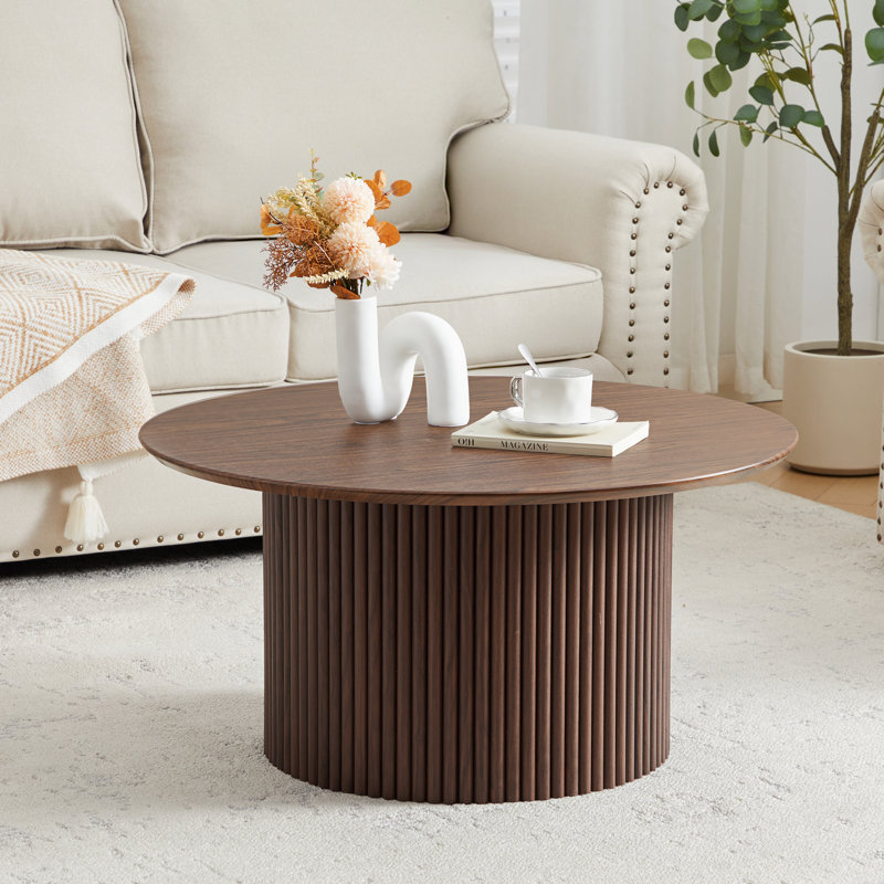 Table basse 31,5 po, Noyer, 15.75" H x 31.5" W x 19.69" D