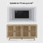 Meuble télé en bois manufacturé de 56,8 po de largeur-1885978745