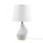 Asymmetrical Ceramic Table Lamp Grey See Below
