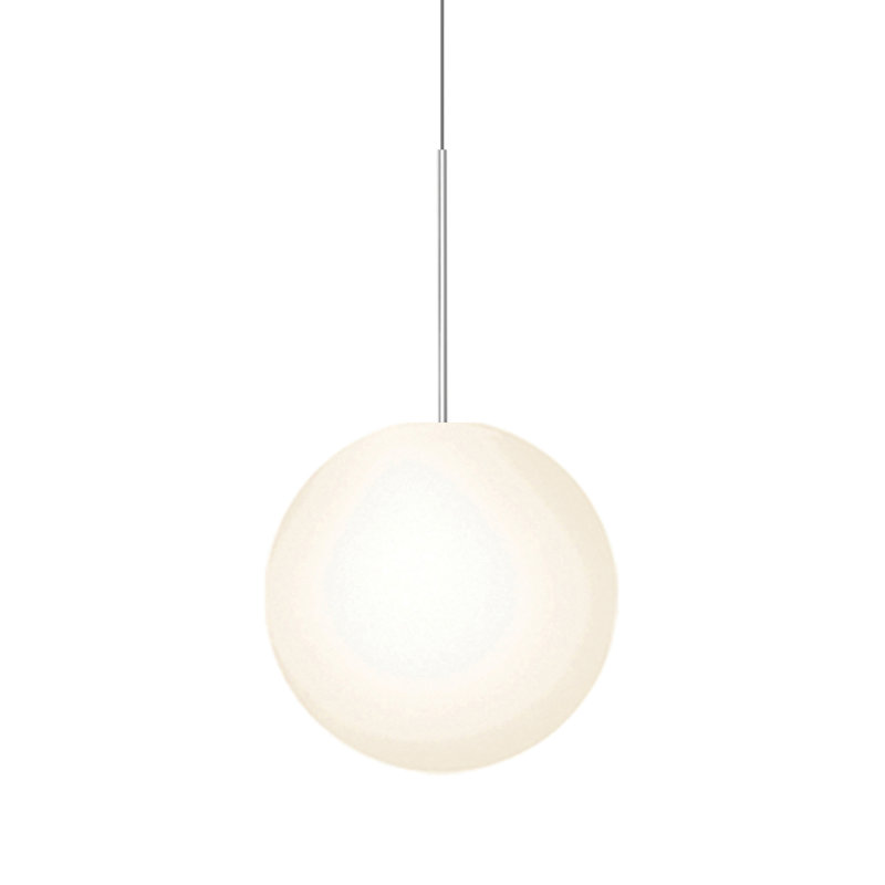 Luminaire suspendu sphère Bola, Chrome, H 26,4 po x l 16 po x P 16 po