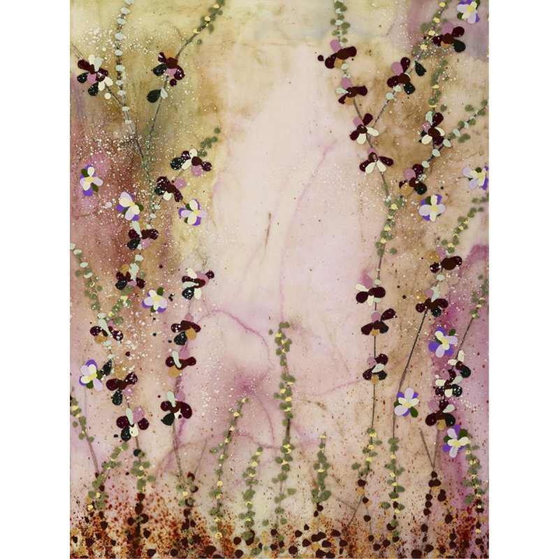 Fantaisie par Mary Farmer - impression, Couche de verre, H 40 po x l 30 po x P 1,5 po