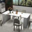 Console multifonctionnelle extensible, table d'appoint polyvalente pour le vestibule, le salon et le couloir