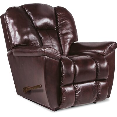 Maverick Leather Match Manual Rocking Recliner -  La-Z-Boy, 010582 LB159208 FN 007