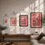 Carnation Study Botanical - Framed Print-1226856726-1226856728