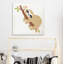 « brun clair sloth », peinture sur toile tendue-1080856501