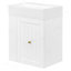 Meuble-lavabo avec tiroir, tablette latérale-1296043750