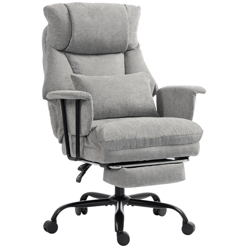 Rebrilliant Linen Office Chair