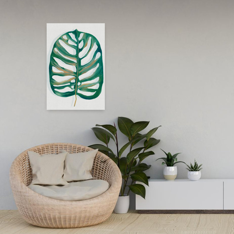 Art moderne tropical tropique I, H 24 po x l 16 po