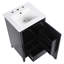 Meuble-lavabo en bois durable avec lavabo en céramique et rangement spacieux, idéal pour les salles de bain modernes et fonctionnelles-710184780