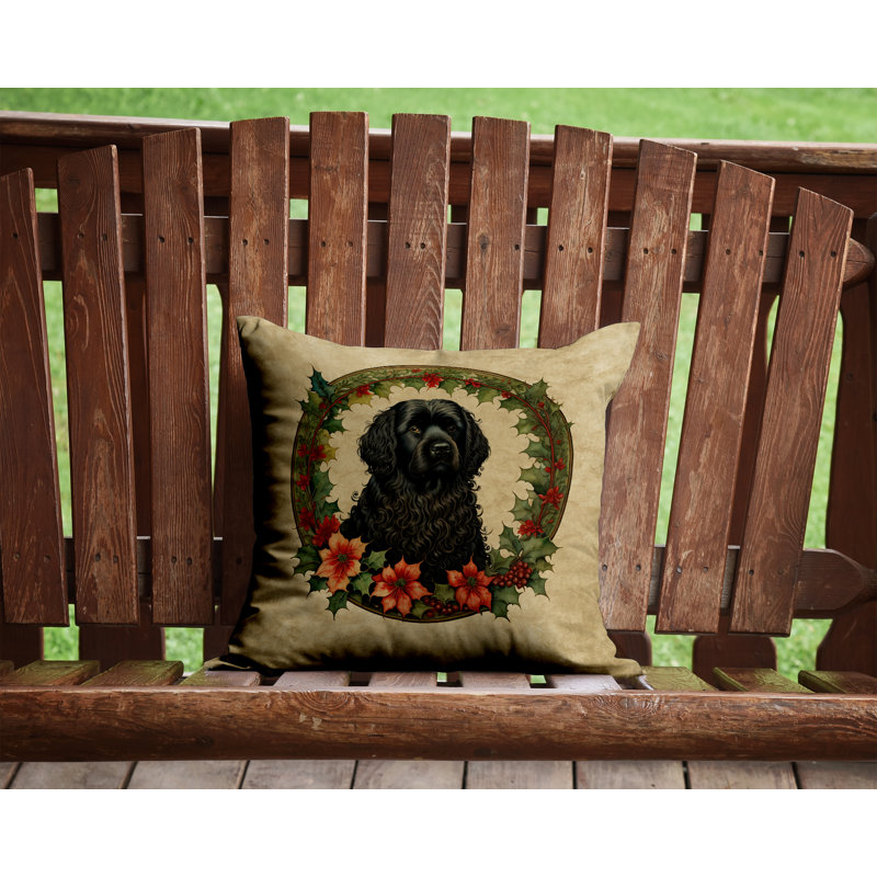 Coussin Christmas, 14 po x 14 po, Carré