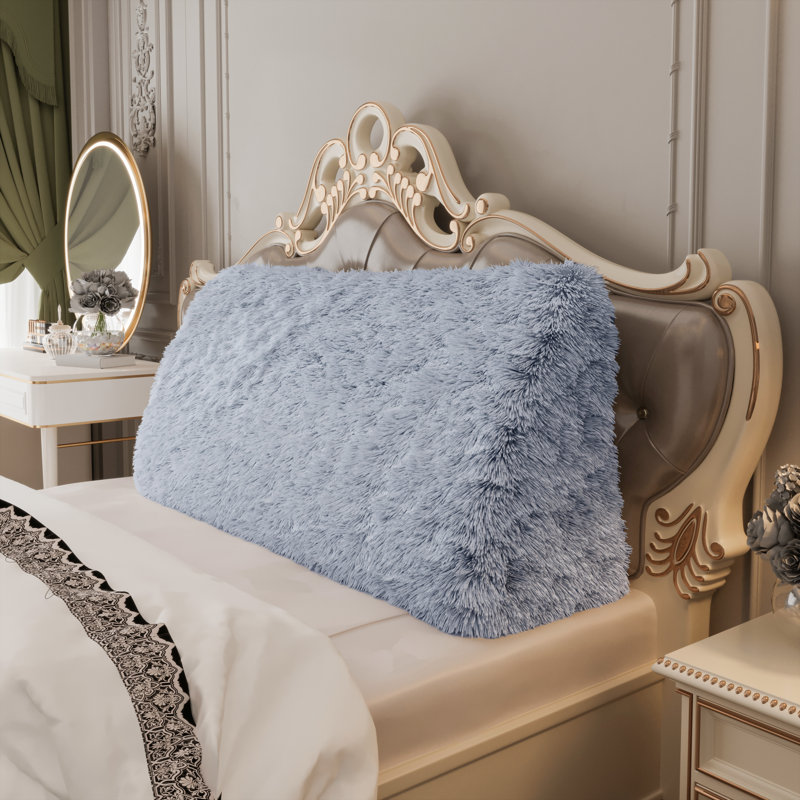 Asseyez-vous sur le dos, confort, peluche, tête de lit, coussin de lecture, coussin de soutien du dossier, dossier, compression