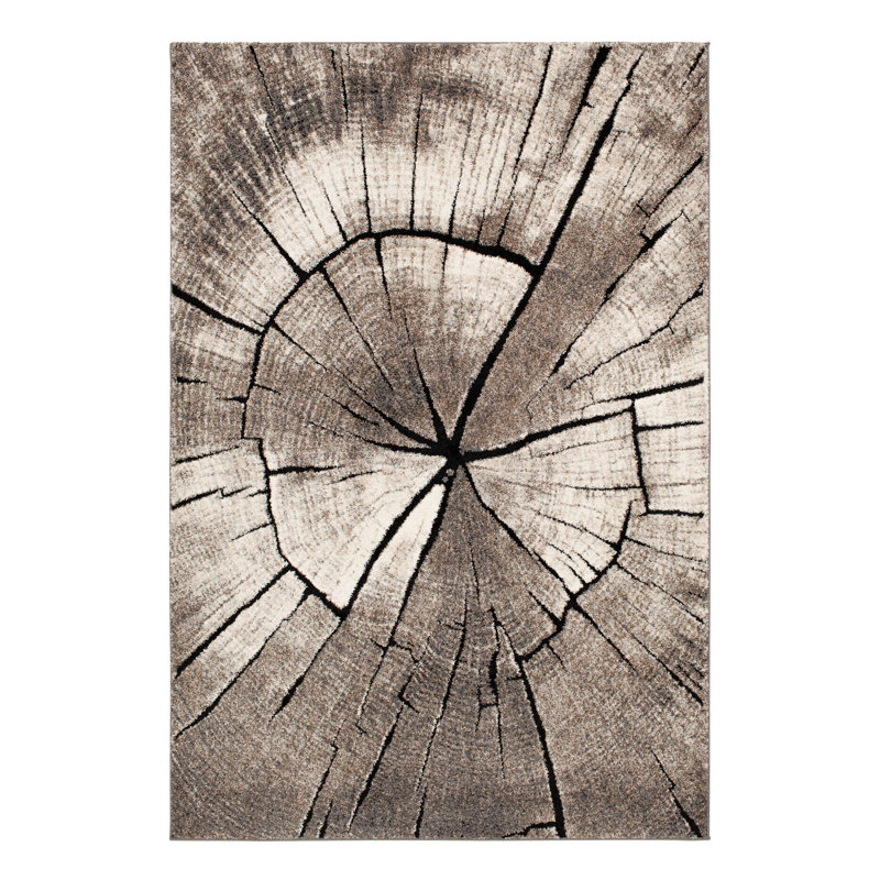 Abstract Indoor Rug, Rectangle 3'3" x 5'3"